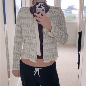 IRO White Tweed Blazer